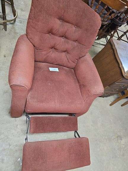 Red Reclining Rocking Chair