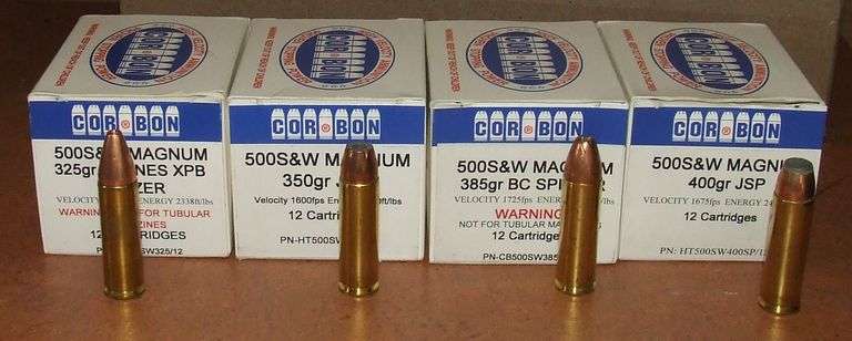 35 Rounds  Cor Bon 500 S&W Magnum & Brass
