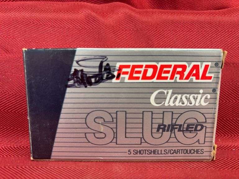 5-12 Ga Federal Classic Rifled Slugs-438 gr-HP-2 3/4"-1 oz