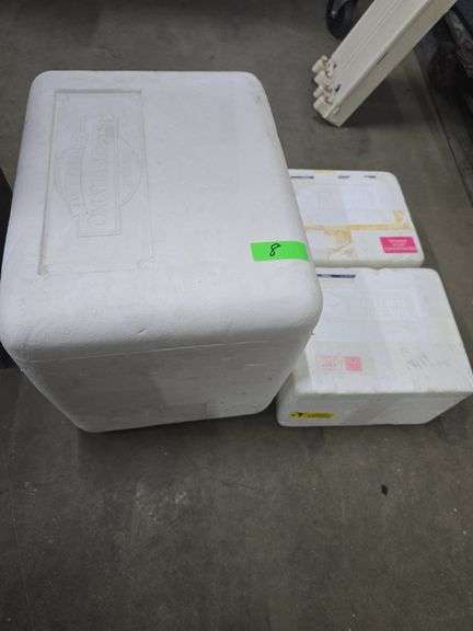 3 Foam Coolers