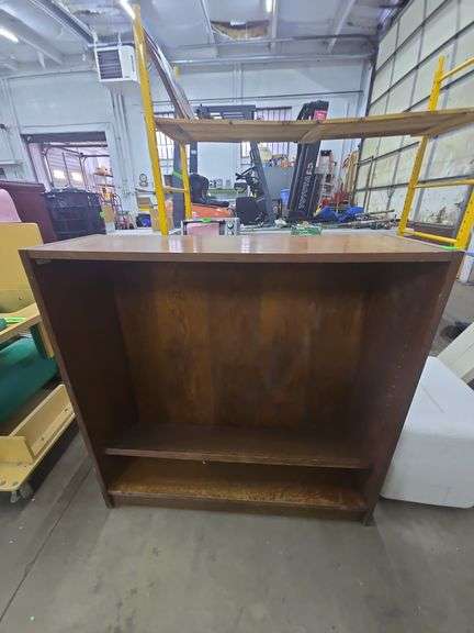 Wooden Shelving Unit Or Bookcase (Approx. 36" H x 36" L x 12" W)