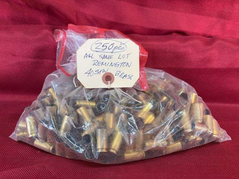 Bag of 250 Brass Remington 40 S&W