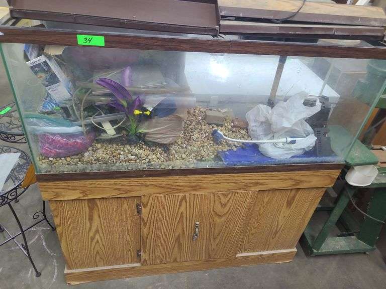 Aquarium, Stand, And Accessories