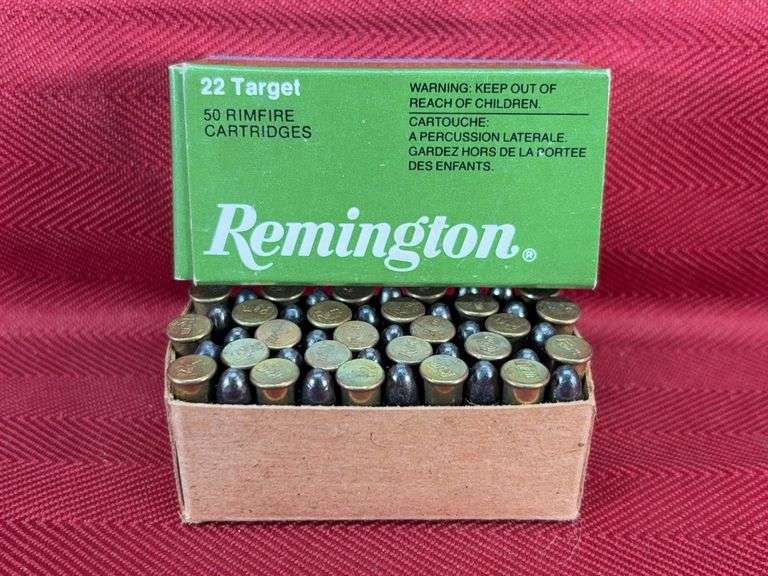50 RD Box Remington Target 22 LR-40 gr-Solid Point