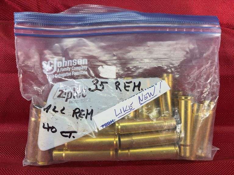Bag of 40 Brass Remington 35 Rem