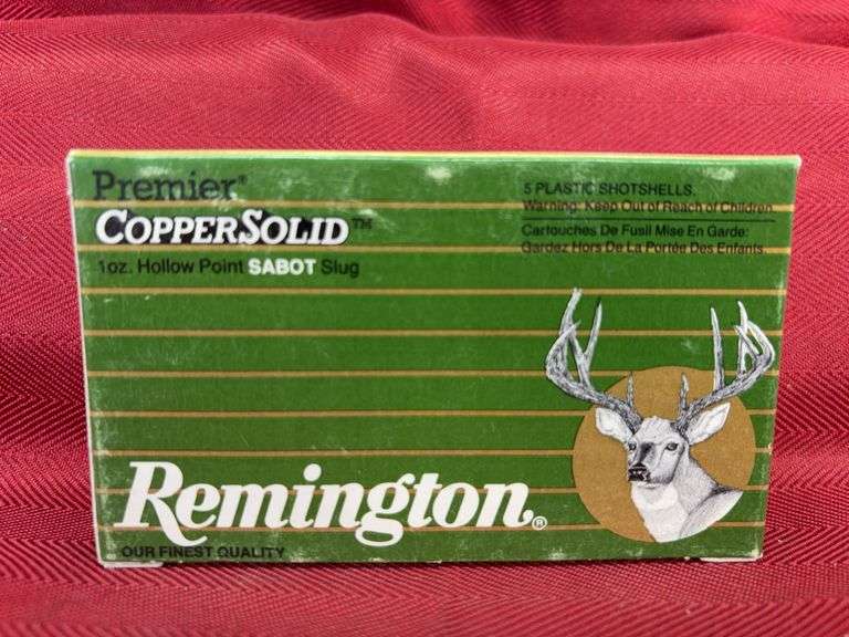5-12 Ga Remington CopperSolid Sabot Slugs-2 3/4"-1 oz