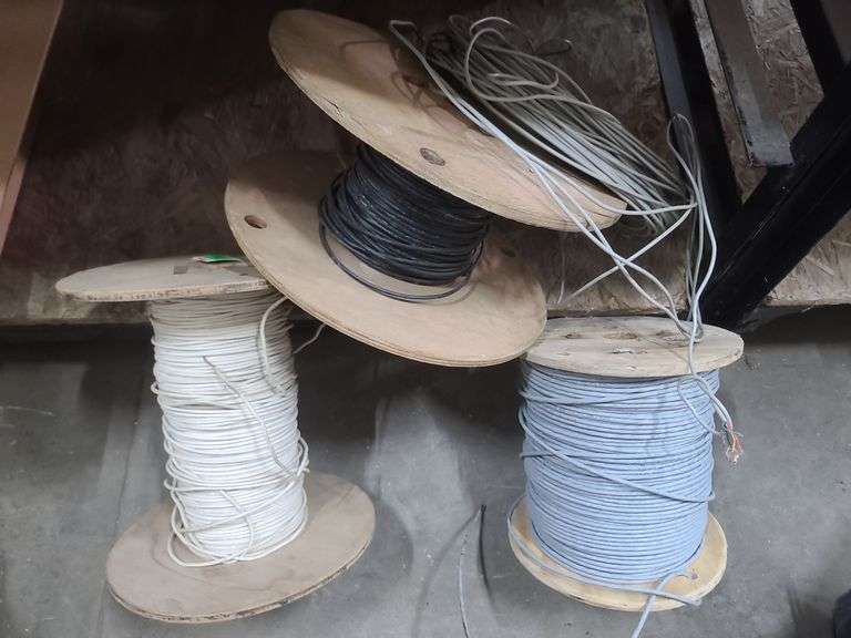 Three Spools and One Roll of Wire: - Baer Auctioneers - Realty, LLC
