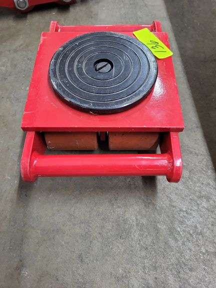 4 Heavy Equipment Machine Dolly Skate (6 Ton Each) - Baer Auctioneers ...