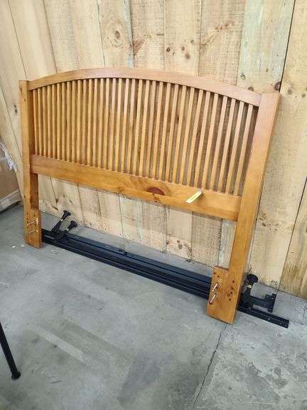 Bedframe and Head Board, Approx. 52in Wide