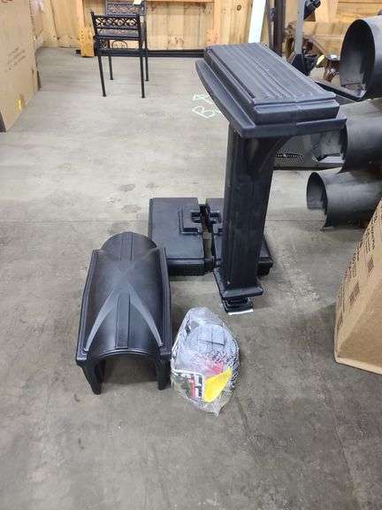 NIB Simply Dig-Free Easy-Up Classic Plastic Mailbox and Post