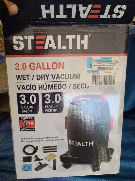 Stealth 3 Gallon Wet Dry Vac