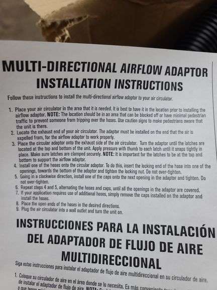 NIB Dayton Multi-Directional Air Flow Circulator
