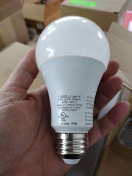 3 NIB 8 Bulbs Each of LED A21 E26 14 Watt Bulbs