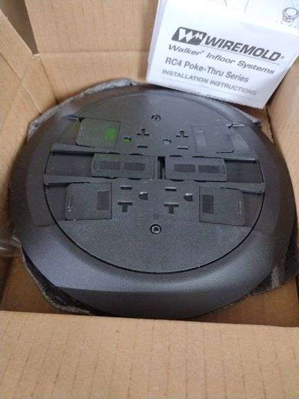 2 NIB Wiremold Walker In floor System RC4 Poke-Thru