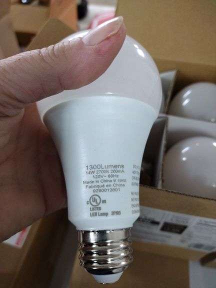 3 NIB 8 Bulbs Each of LED A21 E26 14 Watt Bulbs