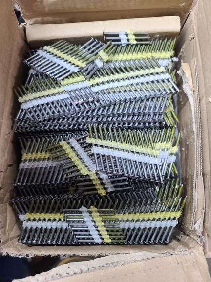 Two Boxes of Bostitch 2-3/8in x .113in (60mm x 2.9mm) 21-degree Callated Framing Nails
