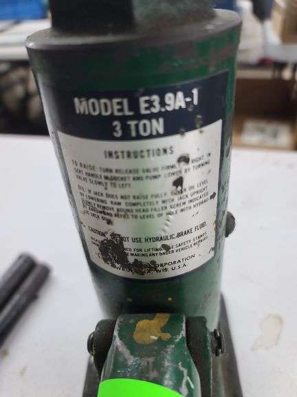 3-Ton Bottle Jack with Handle, Not Pumping