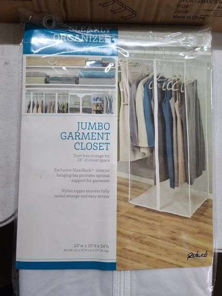 NIP Clear Organizers and Towel Rack