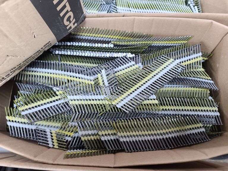 Two Boxes of Bostitch 2-3/8in x .113in (60mm x 2.9mm) 21-degree Callated Framing Nails
