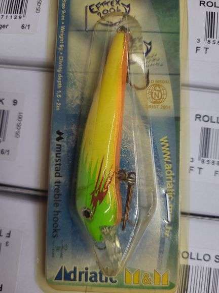 Approx. 120 Fire Tiger Rollo Stick Lures