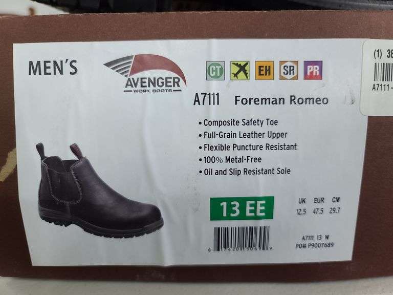 NIB: Avenger Work Boots, Size 13