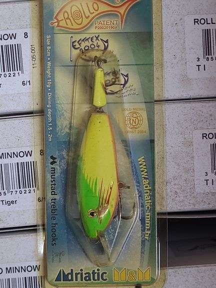 Approx. 48 Tiger Rollo Minnow Lures