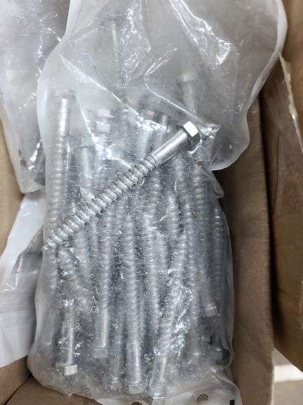 3/8in x 4in Galvanized Lag Bolts, Approx. 150