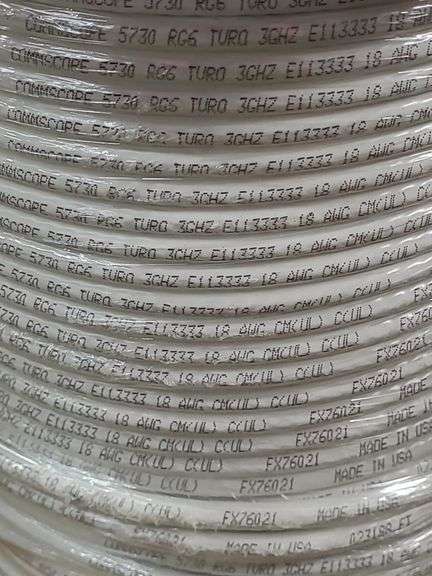 Spool of Standard Coax Cable