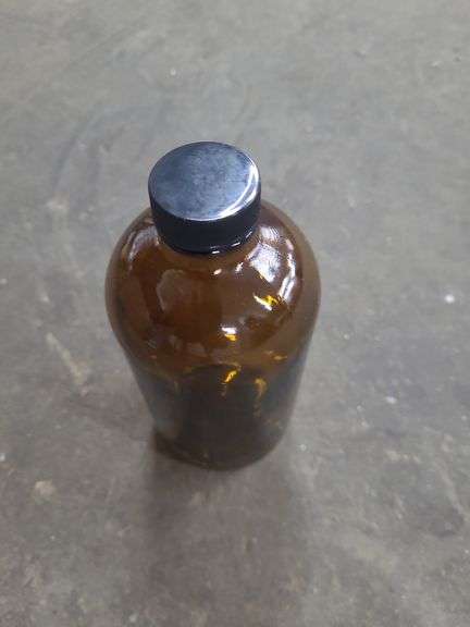 10 Brown Glass Bottles