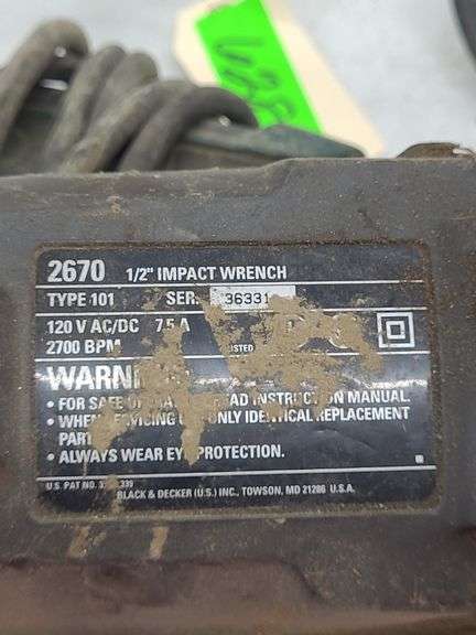 Black & Decker ½" Impact Wrench