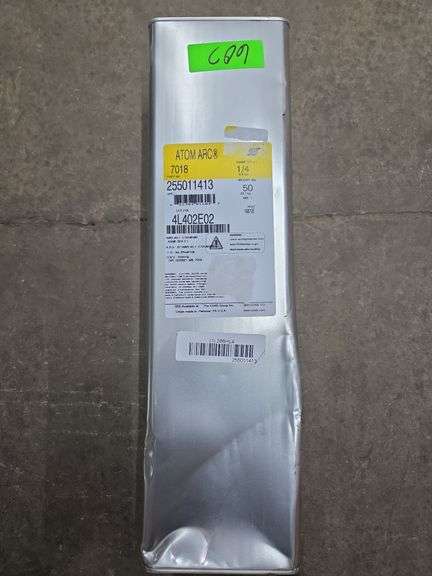 New In Sealed Container Atom Arc Dia.1/4" x 18" Long 50lb