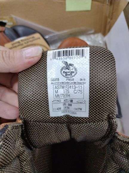 Georgia Boot NIB Leather Work Boot Size 9W