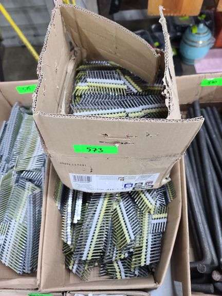 Two Boxes of Bostitch 2-3/8in x .113in (60mm x 2.9mm) 21-degree Callated Framing Nails