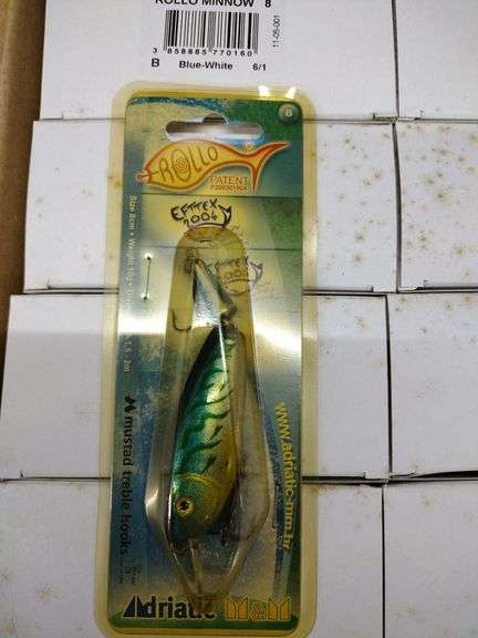 Approx 120 NIB Rollo Minnow Blue-White Lures