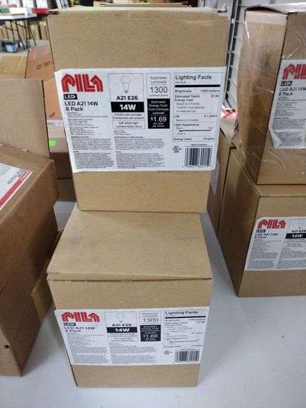 3 NIB 8 Bulbs Each of LED A21 E26 14 Watt Bulbs