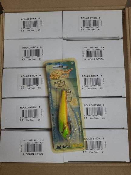 Approx. 120 Fire Tiger Rollo Stick Lures