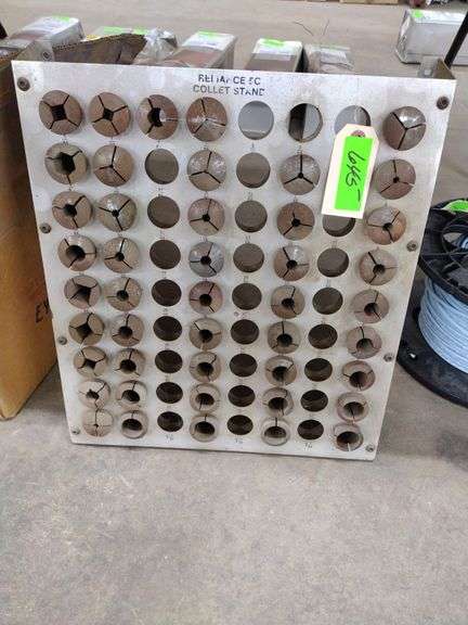 Reliance 5C Collet Stand Partially Full