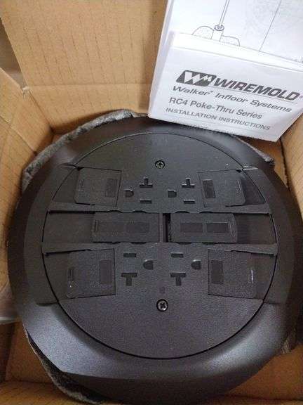 3 NIB Wiremold Walker In floor System RC4 Poke-Thru