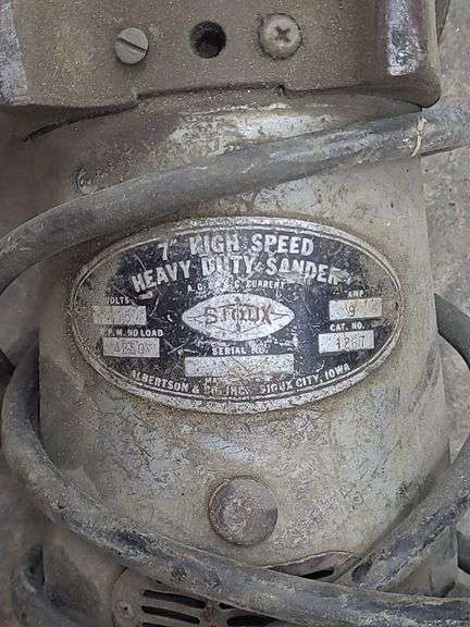 7" High Speed Heavy Duty Sander/Grinder