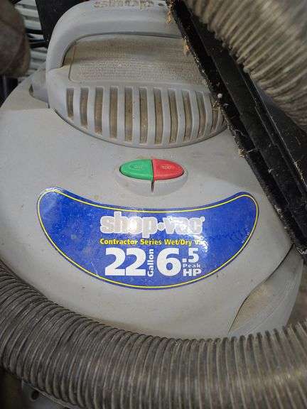 Shop Vac Contractor, 22Gallon 6.5HP (Works)