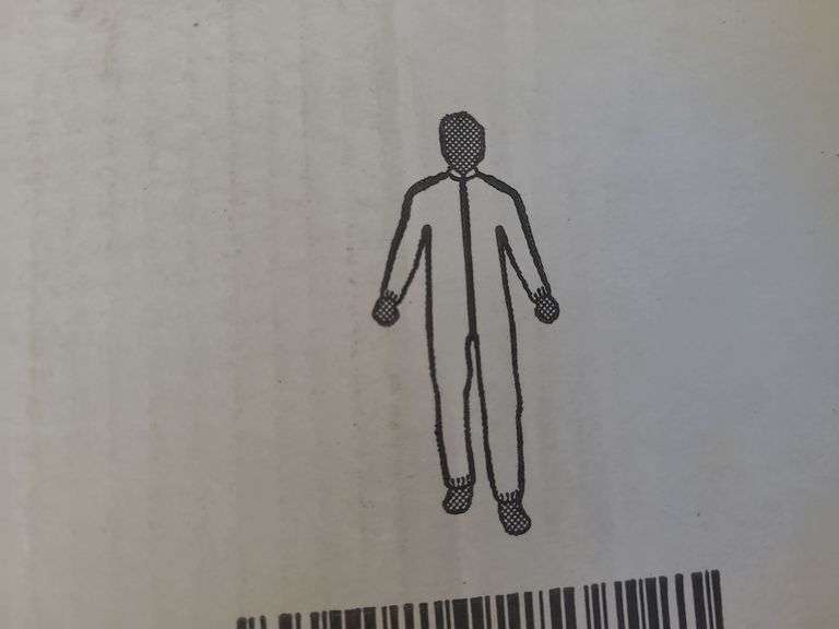 Box of International Enviroguard 4XL Coveralls