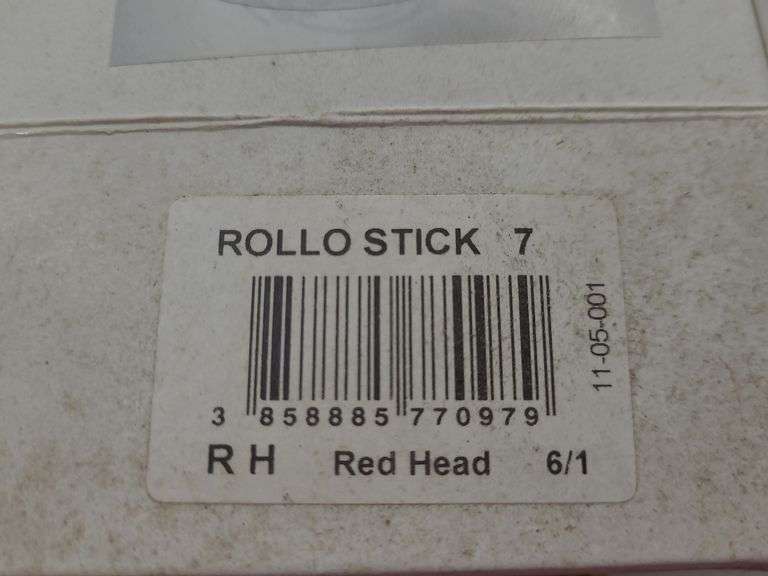 Approx. 42 Red Head Rollo Stick Lures