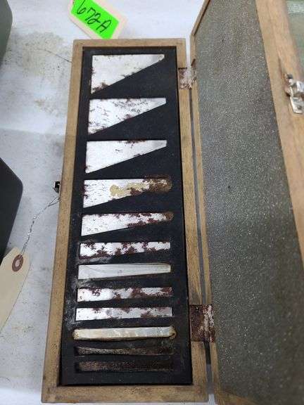 Partial Angle Block Set in Wood Case