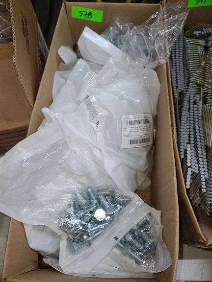 Several Packages of Bolts, Marked as 1/2in - 20x1in, Approx. 200