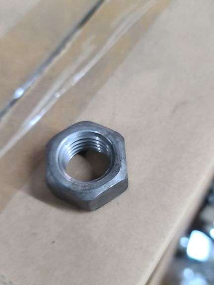 Box with New Nuts and Allenhead Bolts, Sizes Undetermined