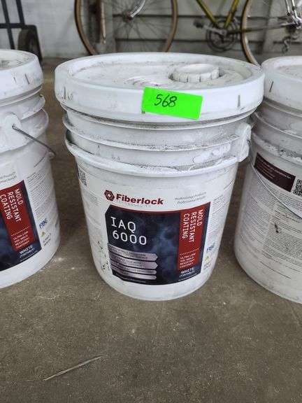 5 Gallons of Fiberlock IAQ 6000 Tintable White Mold Resistant Coating
