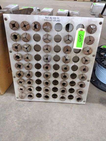 Reliance 5C Collet Stand Partially Full