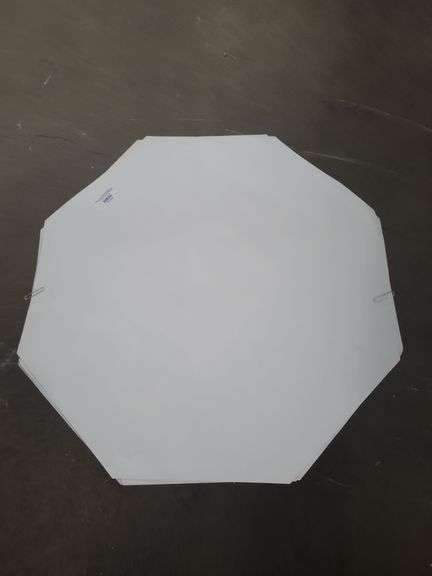 5 Vinyl Stick On Stop Signs