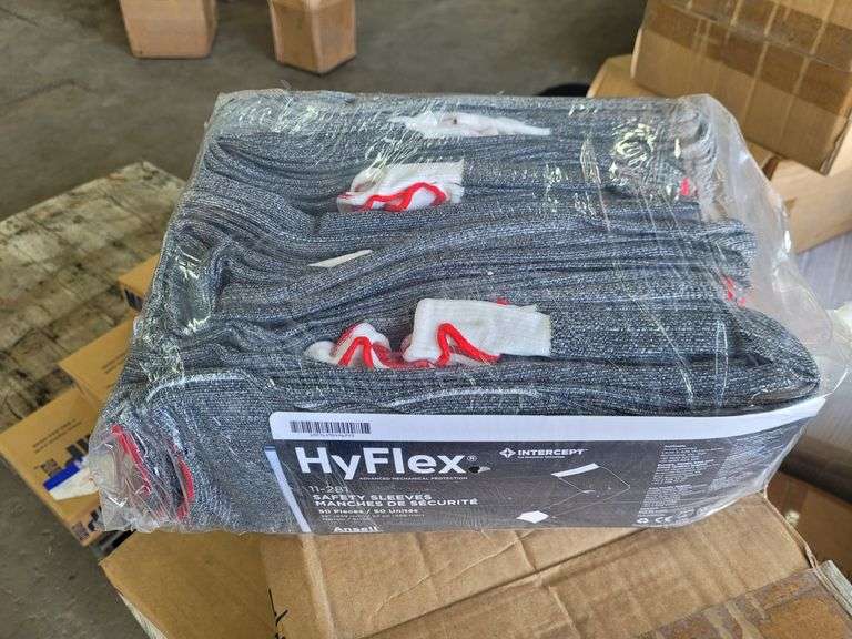 Box of Hyflex Safety Sleeves