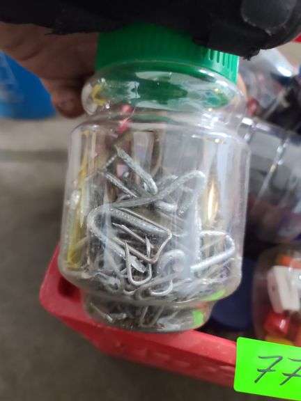 Crate of Fasteners, Pot Handles, Outlets and Casters